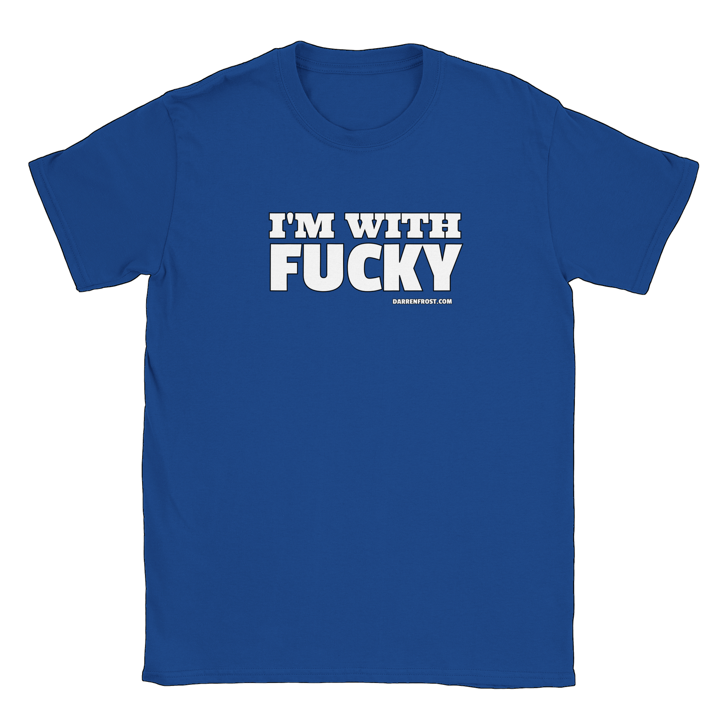 I'M WITH FUCKY (darrenfrost.com) - Classic Unisex Crewneck T-shirt