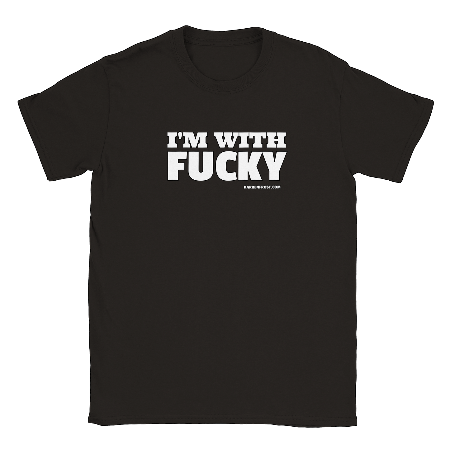 I'M WITH FUCKY (darrenfrost.com) - Classic Unisex Crewneck T-shirt