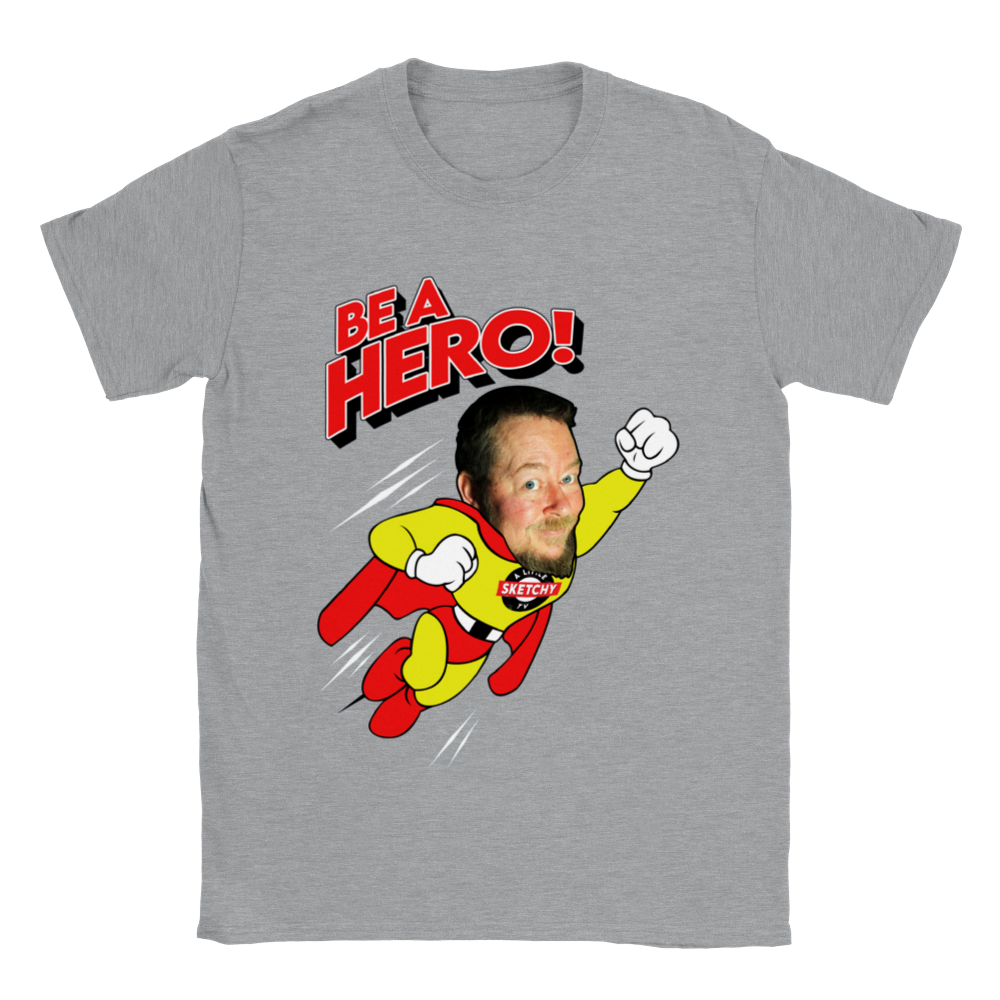Sketchy Hero Chuck - Classic Unisex Crewneck T-shirt