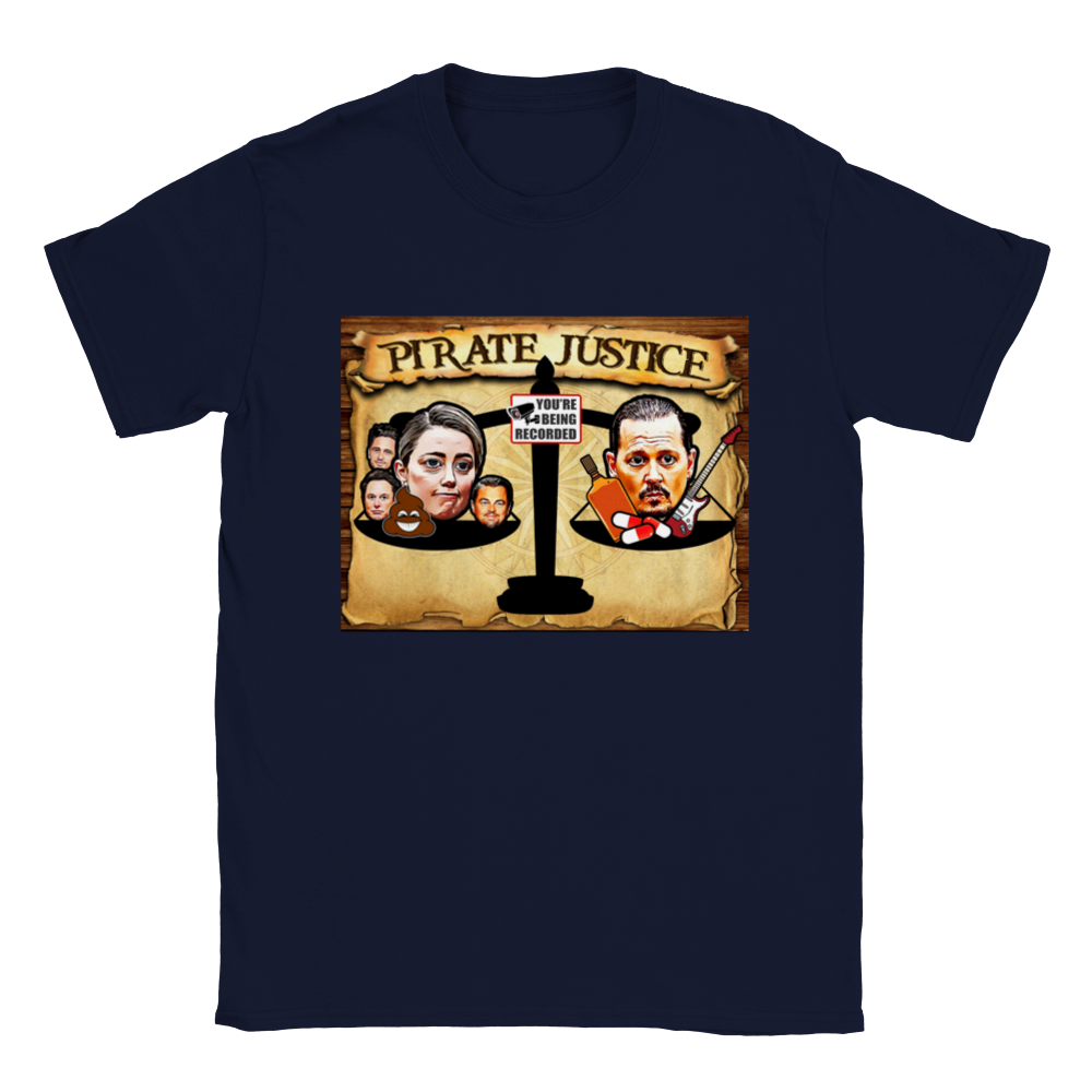 Depp VS Heard - Pirate Justice. Classic Unisex Crewneck T-shirt